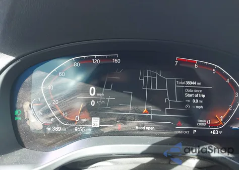 2024 BMW X3 Sdrive30I из США, поврежденный, VIN 5UX43DP03R9T83445